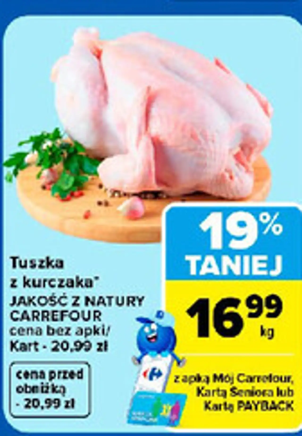 Tuszka z kurczaka JAKOŚĆ Z NATURY CARREFOUR