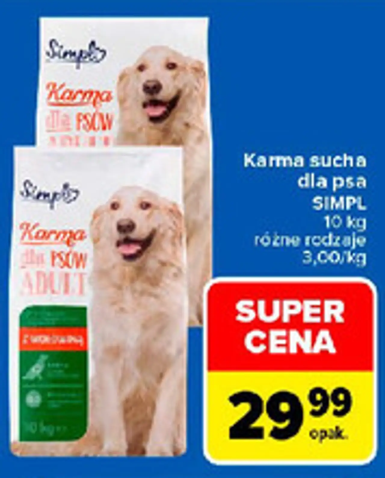 Karma dla psów z drobiem Simpl