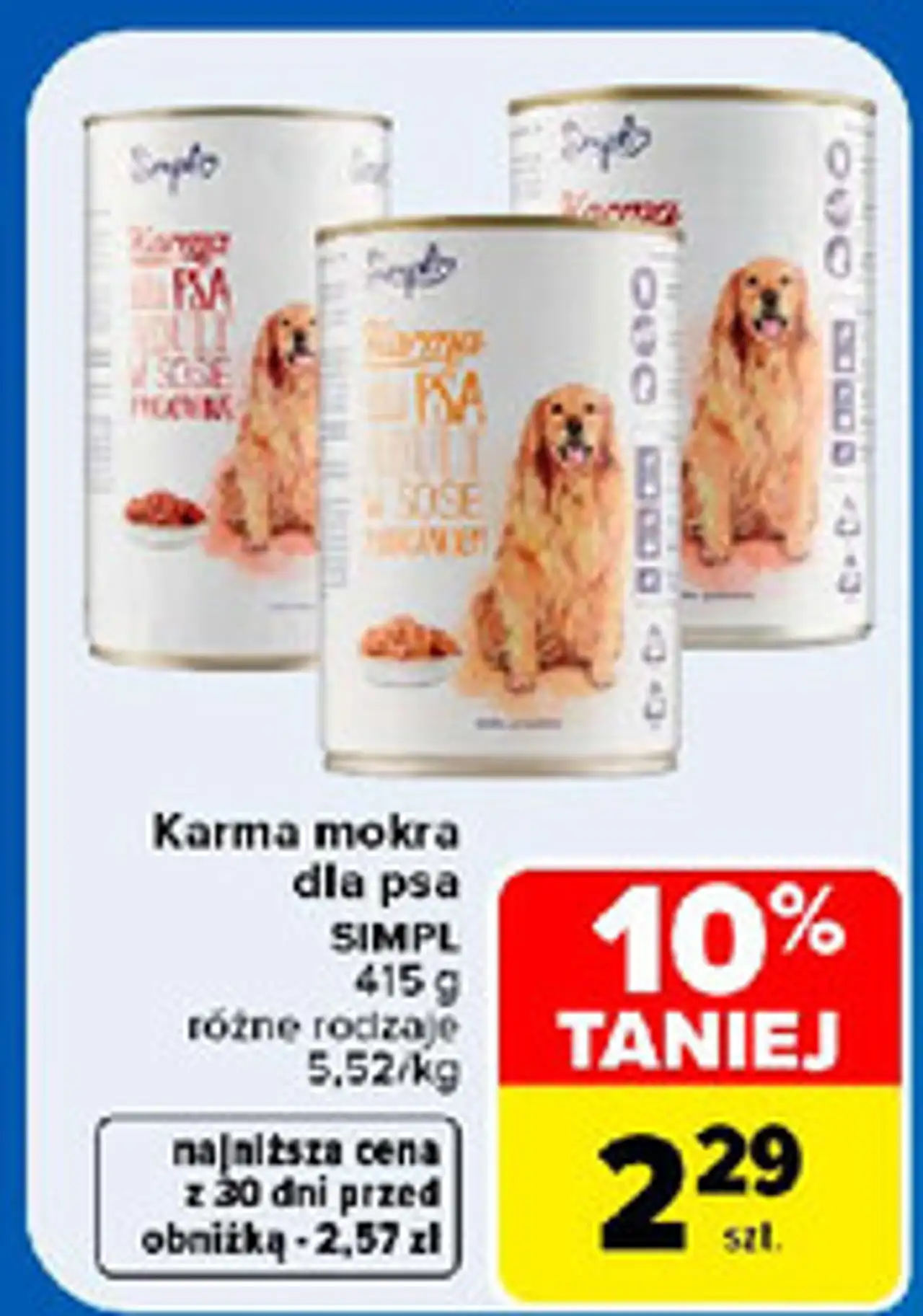 Karma w sosie z kurczakiem Simpl