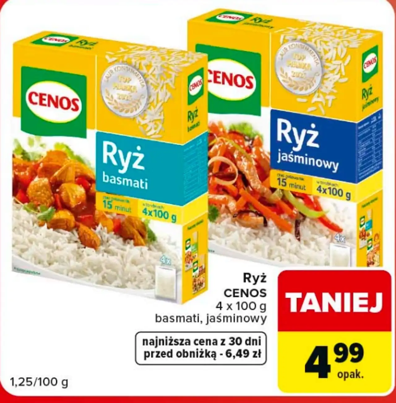 Ryż Cenos basmati, jaśminowy
