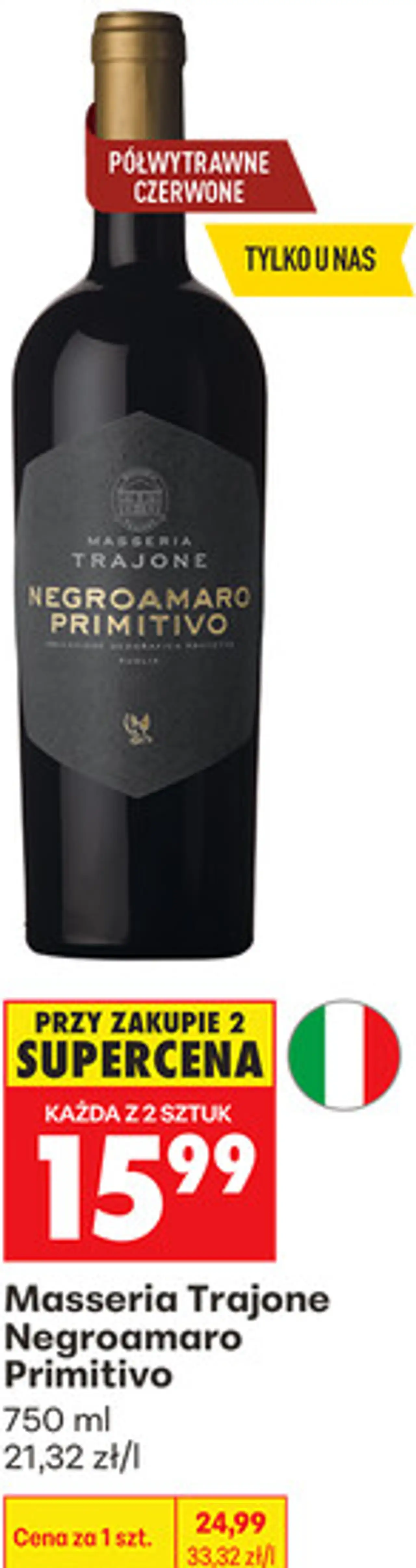 Masseria Trajone Negroamaro Primitivo