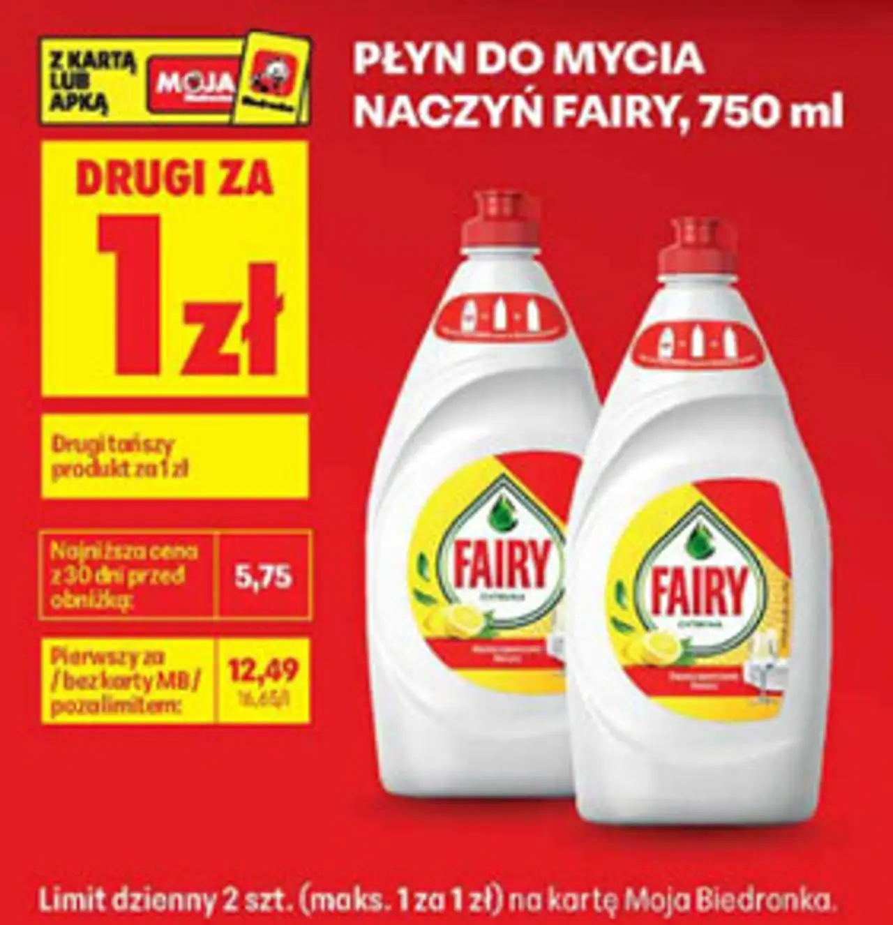 Płyn do mycia naczyń Fairy, 750 ml