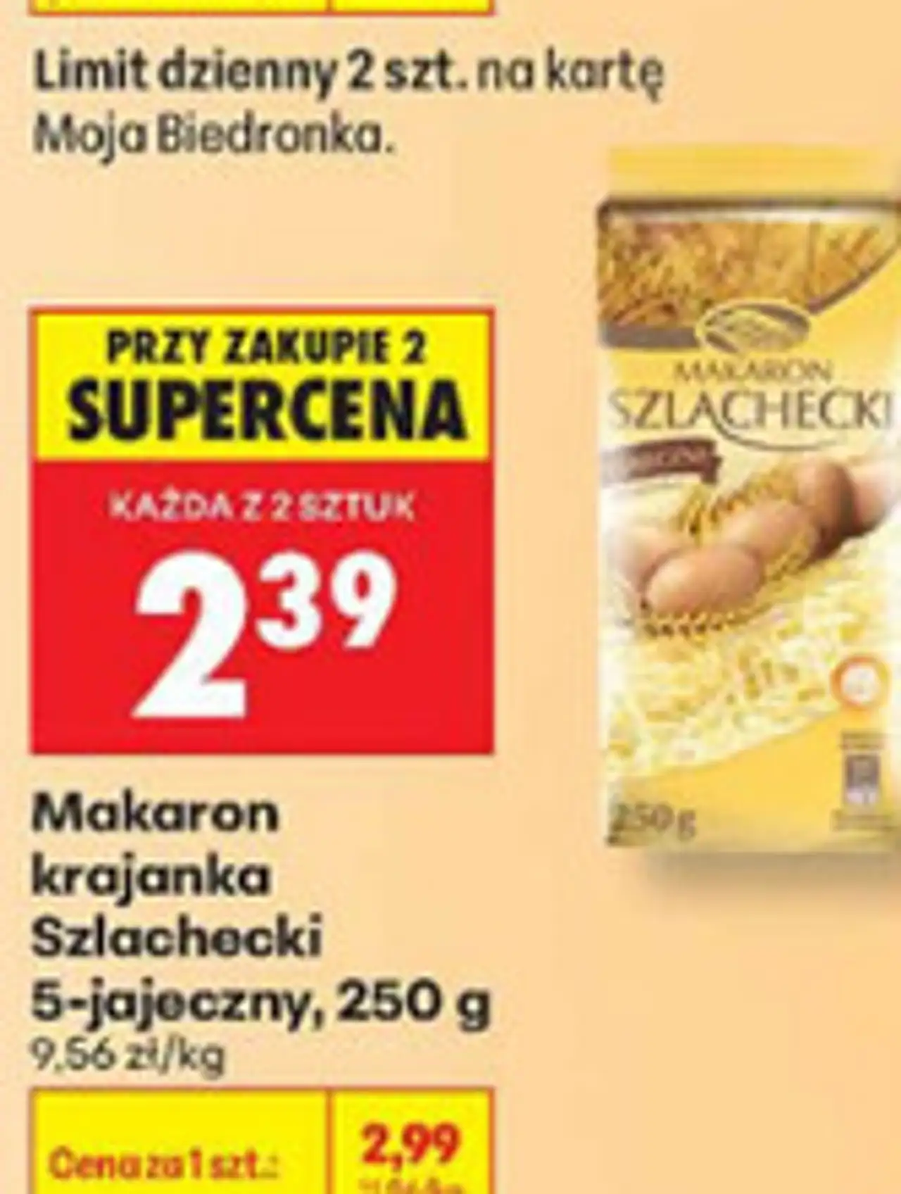 Makaron krajanka Szlachecki 5-jajeczny