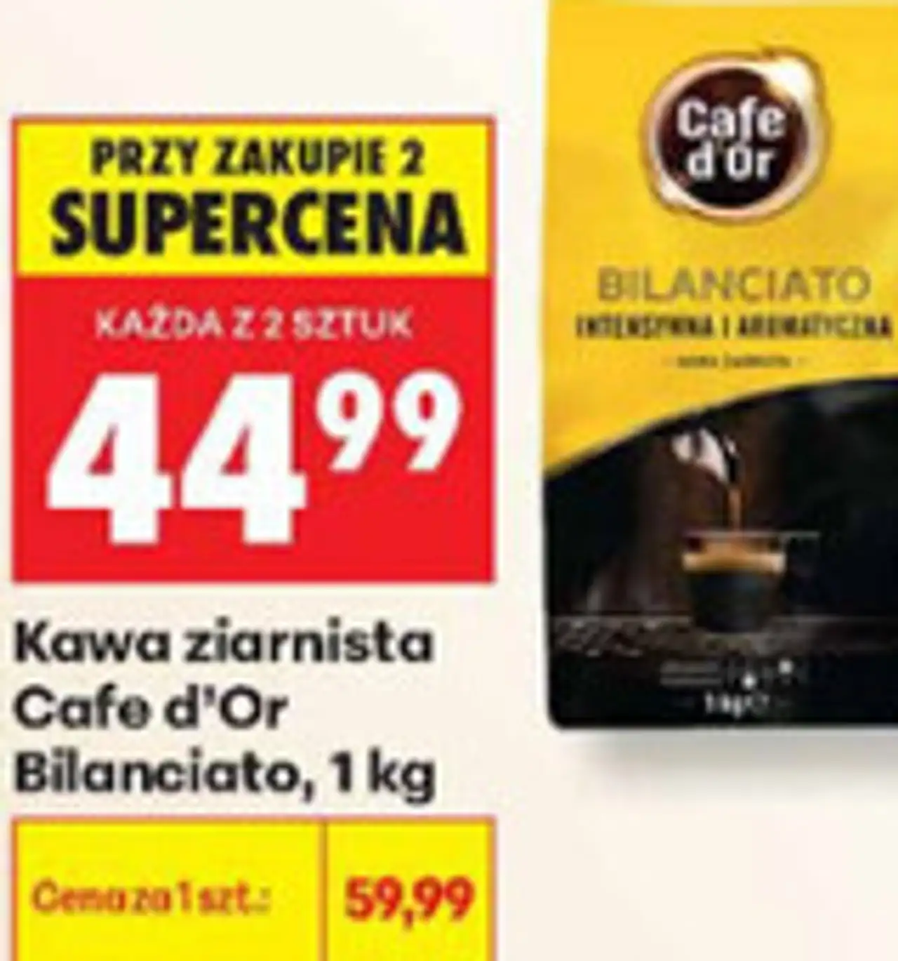 Kawa ziarnista Cafe d'Or Bilanciato, 1 kg