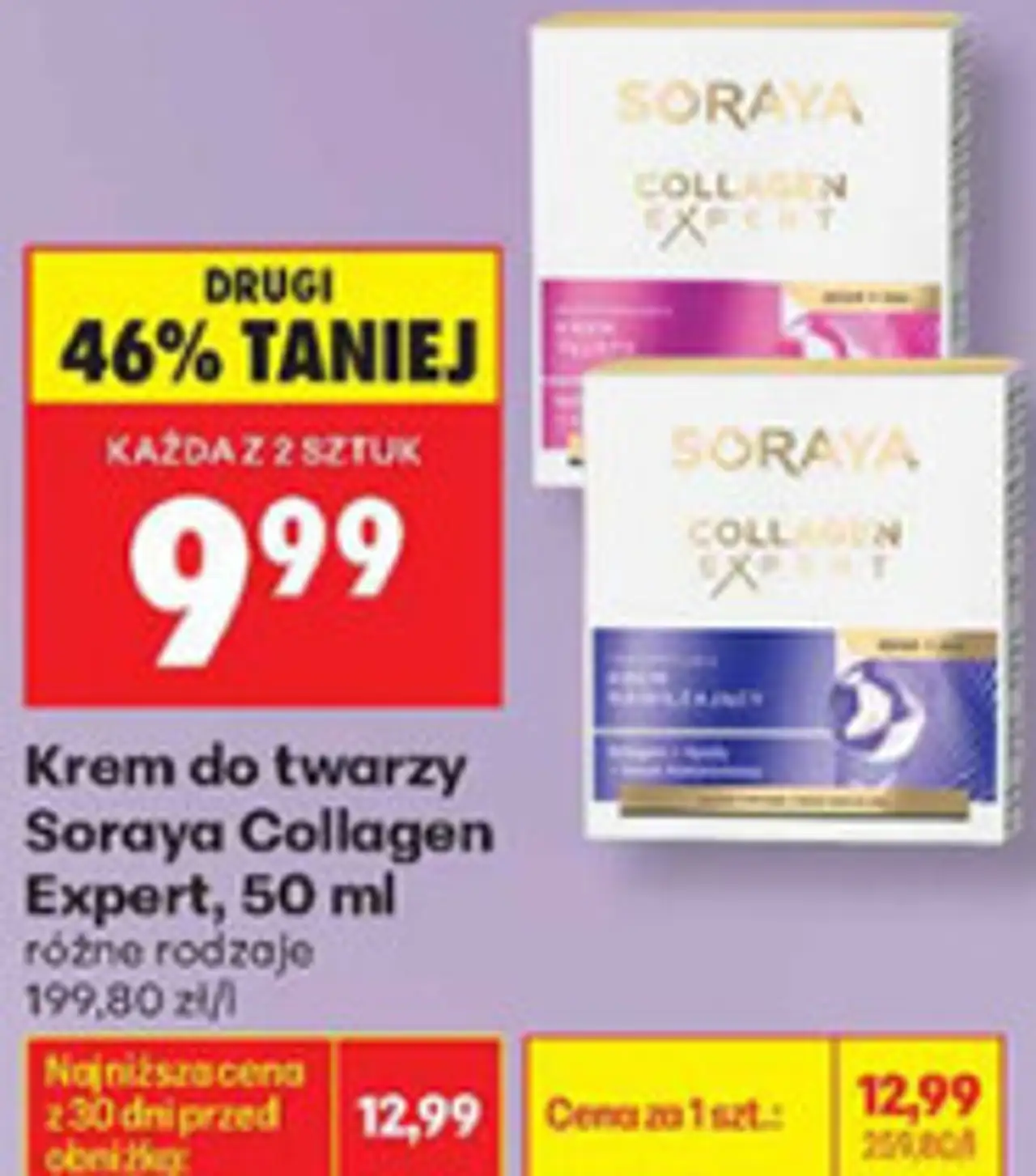 Krem do twarzy Soraya Collagen Expert, 50 ml