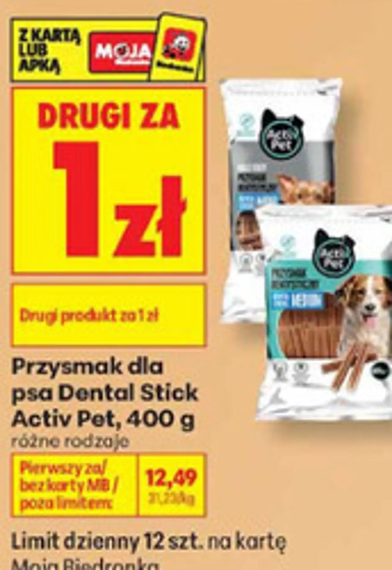 Przysmak dla psa Dental Stick Activ Pet, 400 g