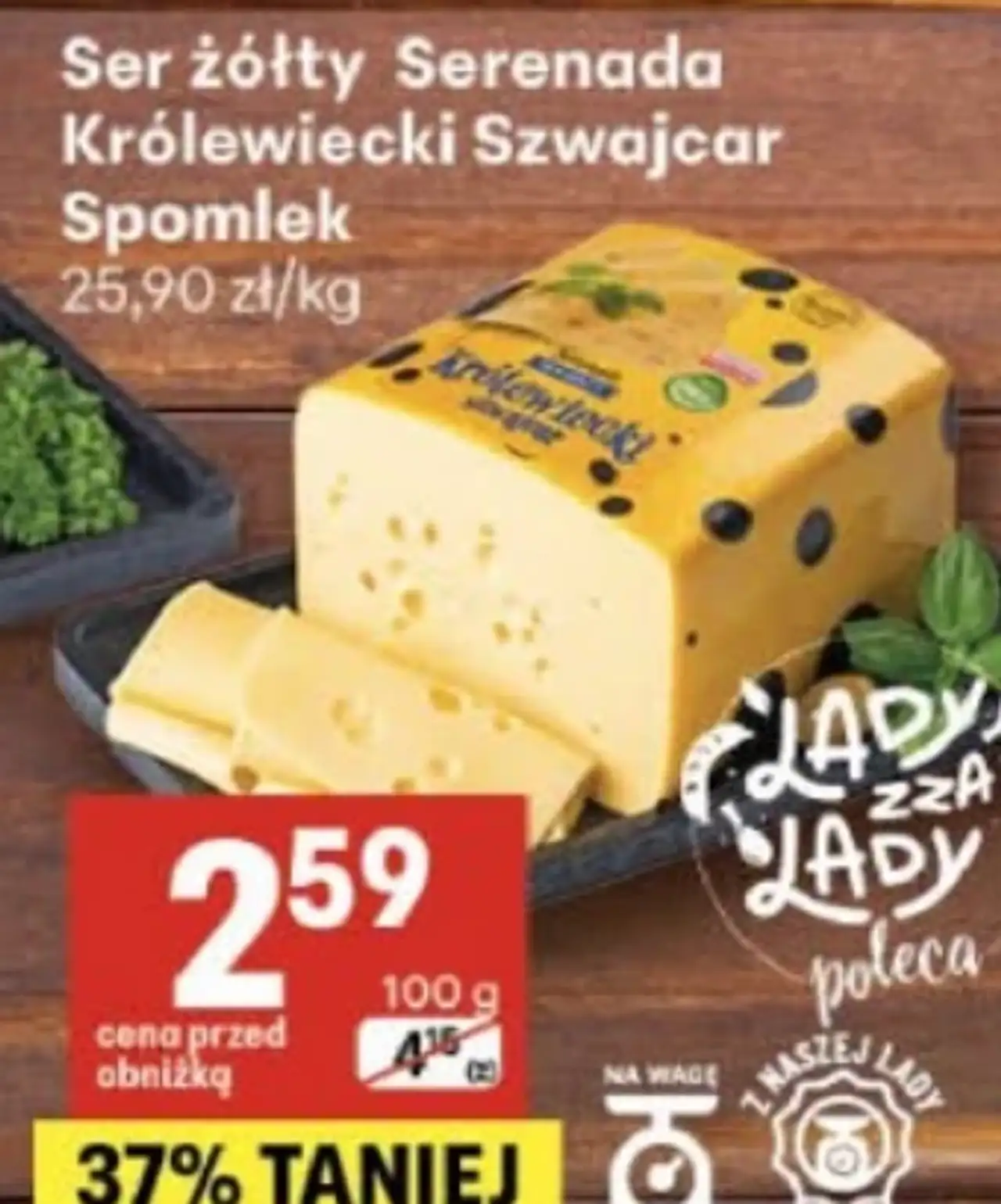 Ser żółty Serenada Królewiecki Szwajcar Spomlek