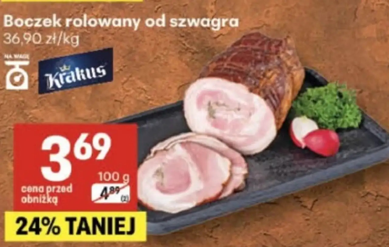 Boczek rolowany od szwagra Krakus