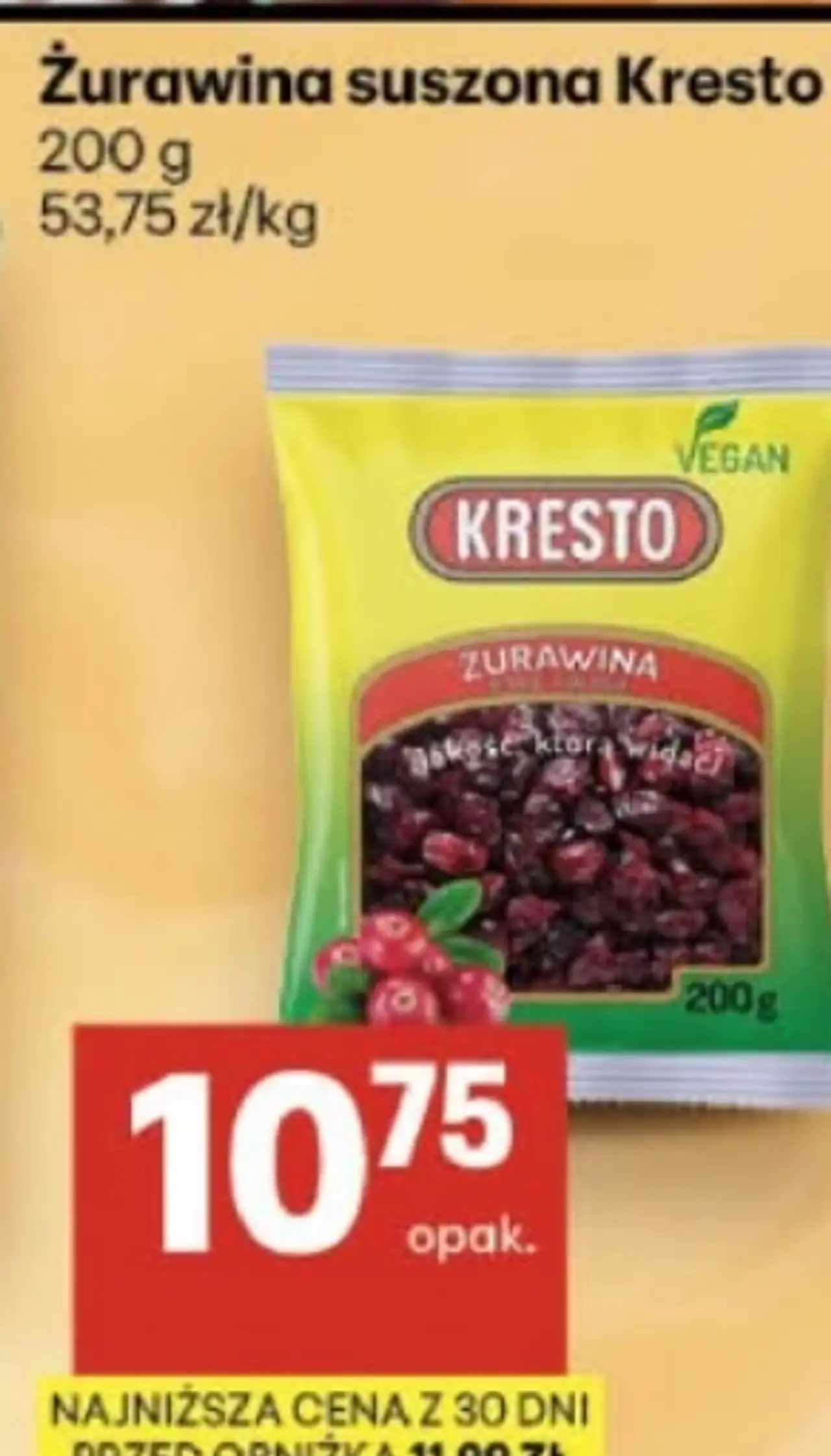 Żurawina suszona Kresto