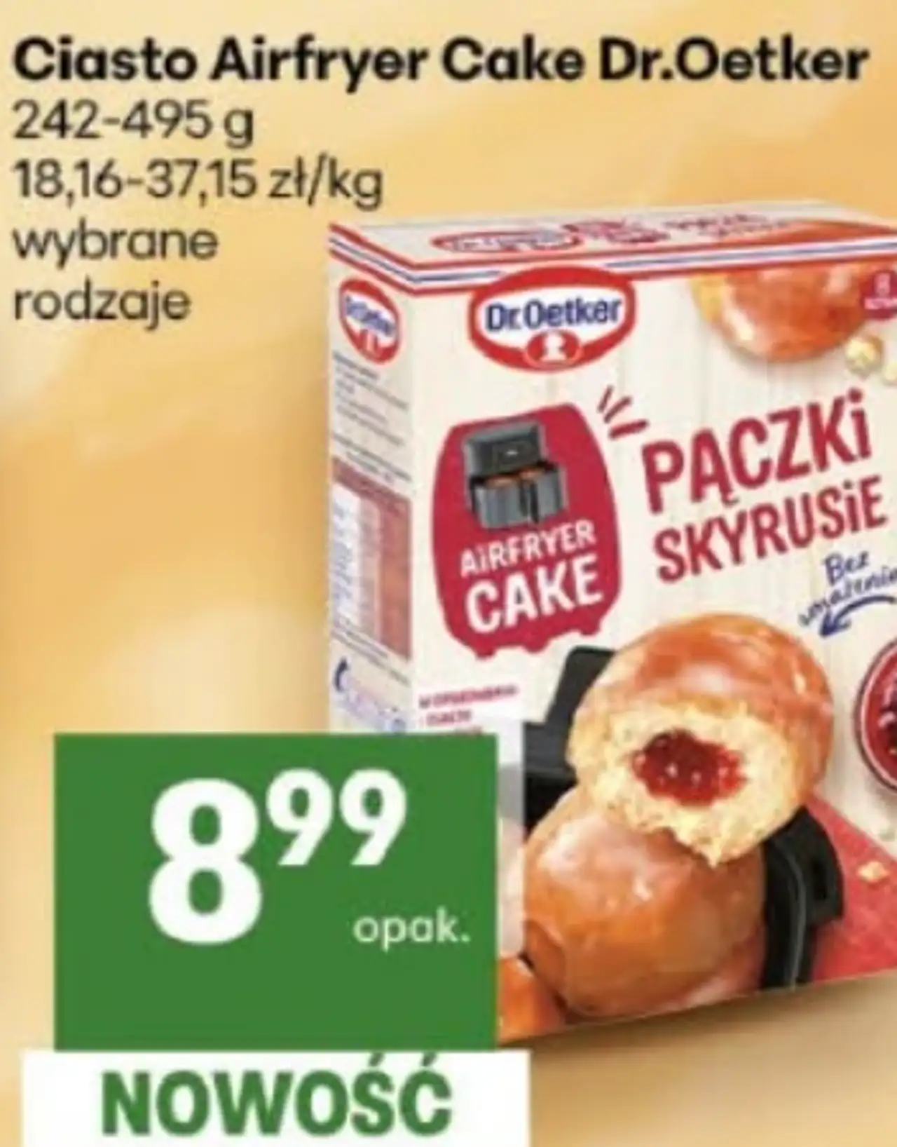 Ciasto Airfryer Cake Dr.Oetker