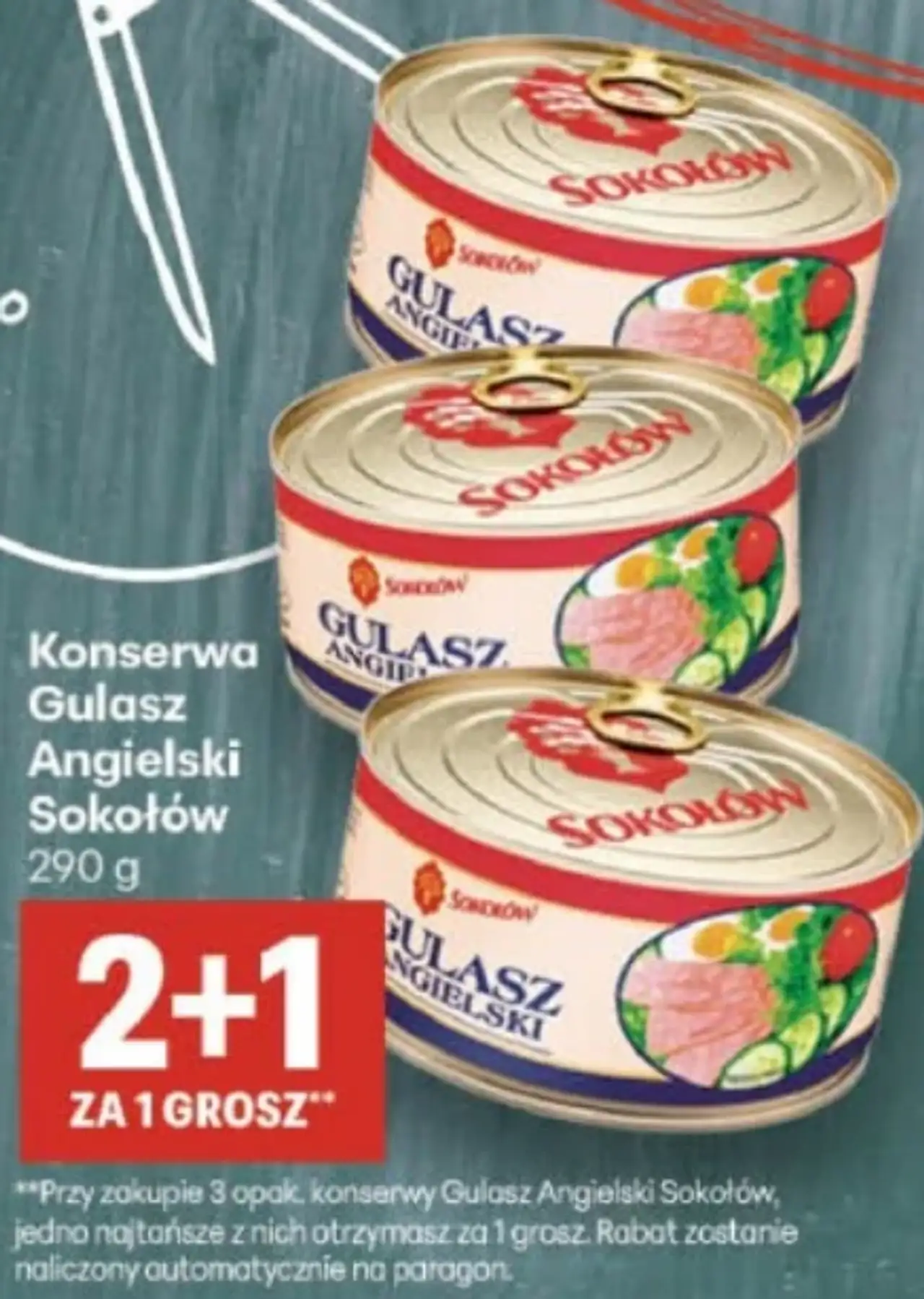 Konserwa Gulasz Angielski Sokołów
