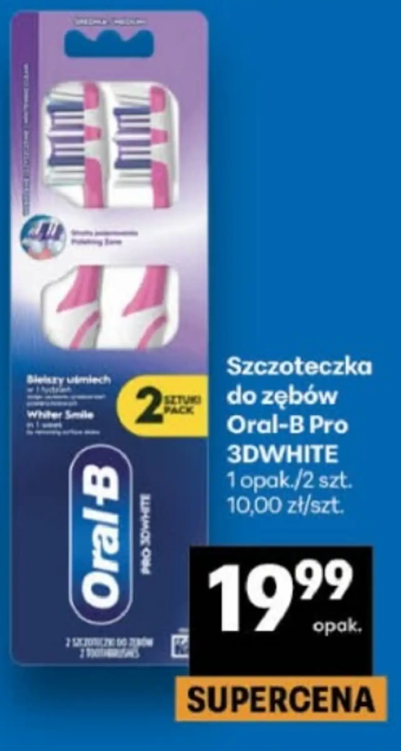Szczoteczka do zębów Oral-B Pro 3DWHITE