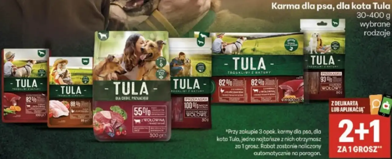 Karma dla psa, dla kota Tula