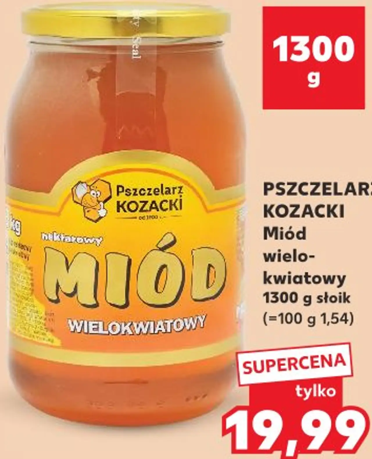 Pszczelarz Kozacki Miód wielokwiatowy