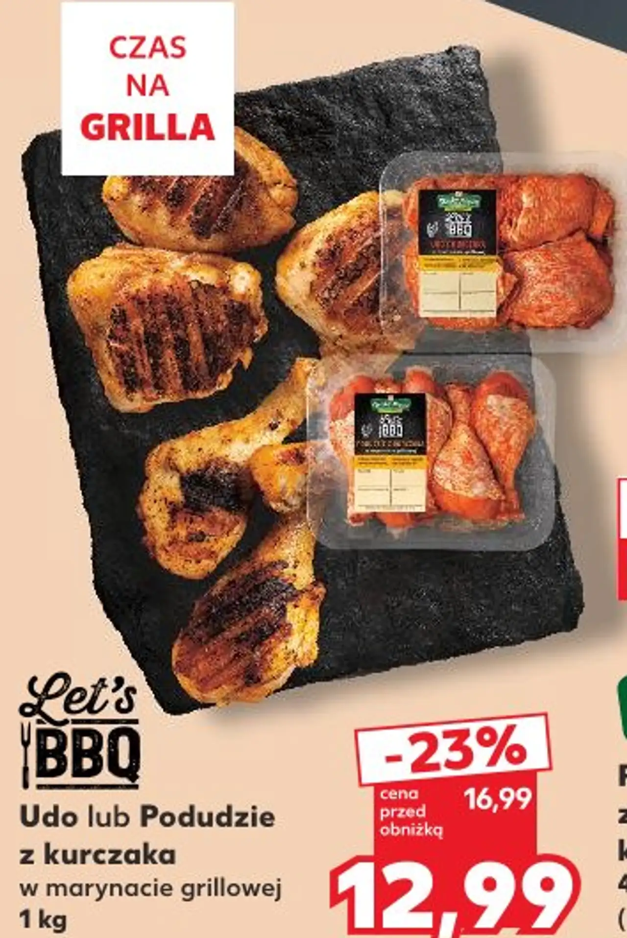 Let's BBQ Udo lub Podudzie z kurczaka w marynacie grillowej