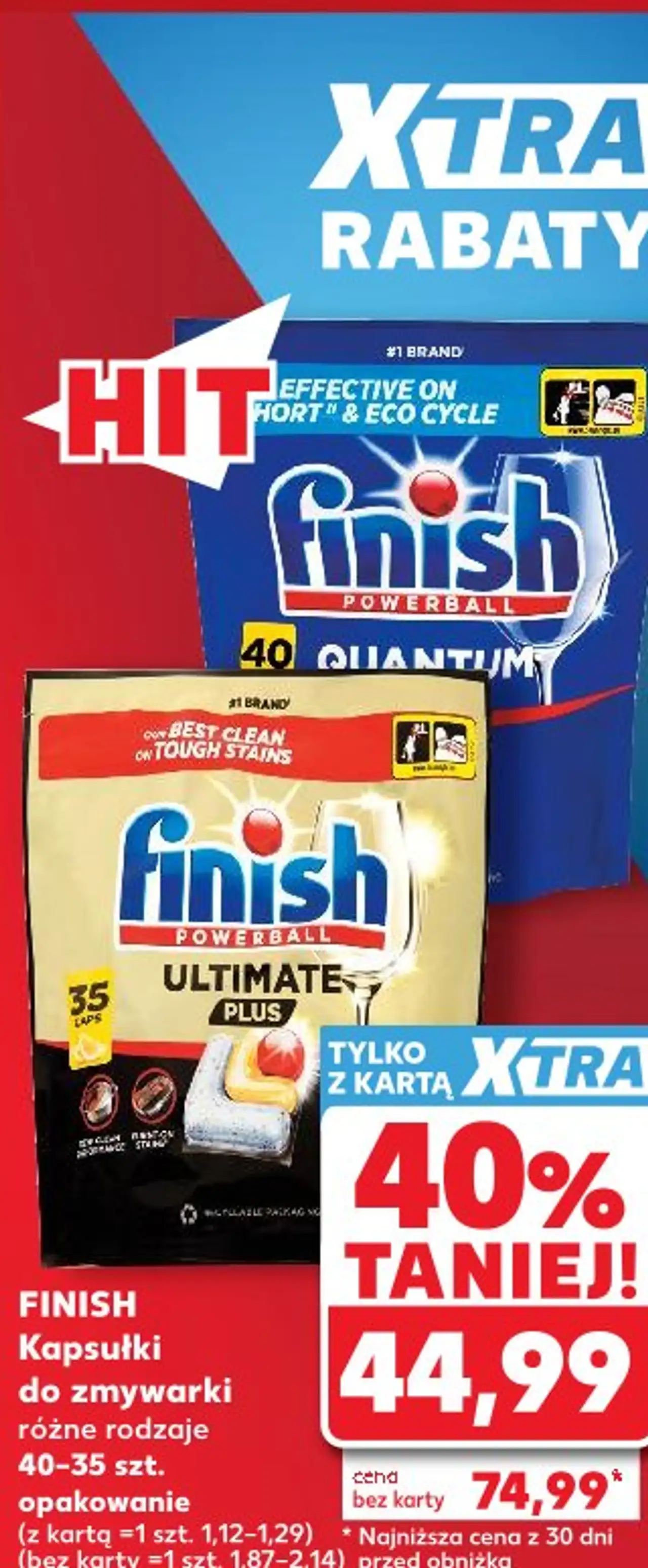 Finish Kapsułki do zmywarki Ultimate / Quantum