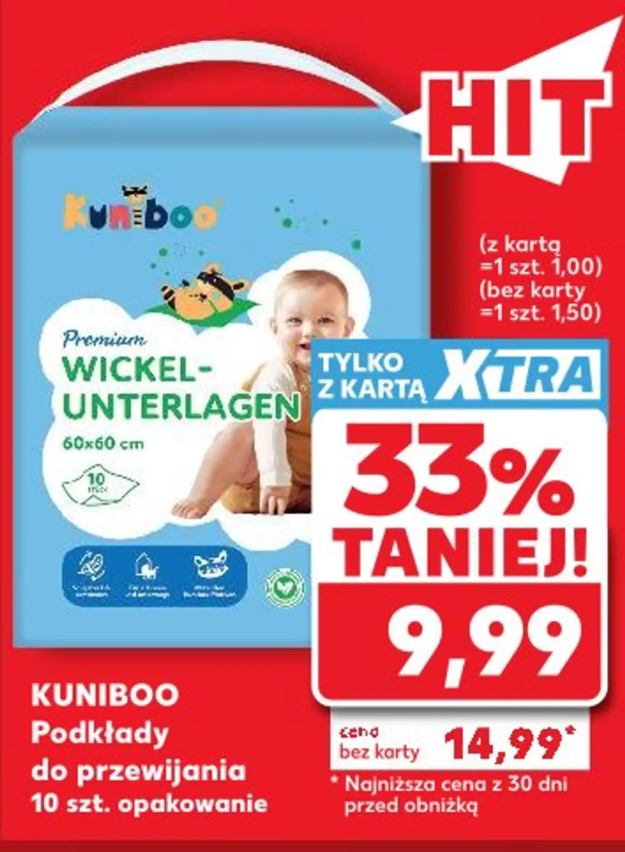Podkłady do przewijania Kuniboo Premium Wickel-Unterlagen