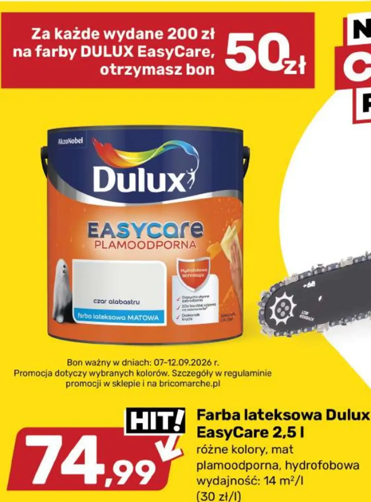 Farba lateksowa Dulux EasyCare 2,5 l