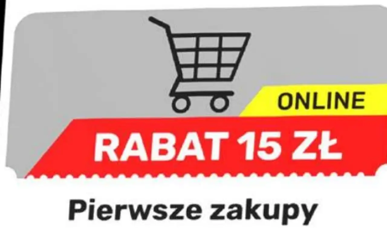 Rabat 15 zł na Pierwsze zakupy online