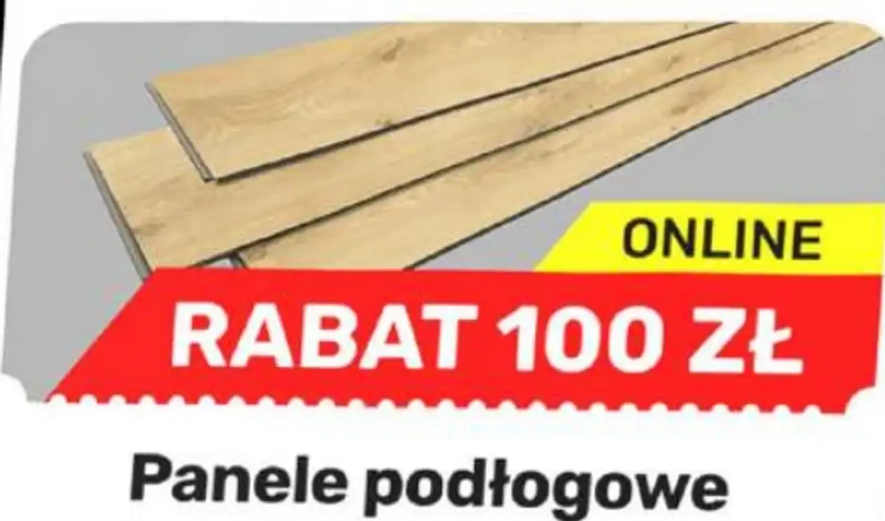 Rabat 100 zł na Panele podłogowe online