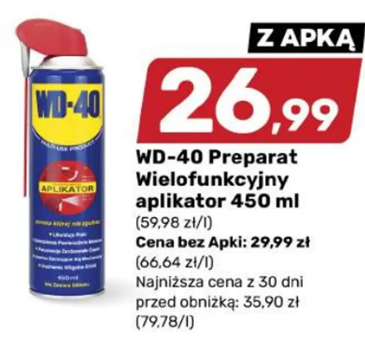 WD-40 Preparat Wielofunkcyjny aplikator 450 ml