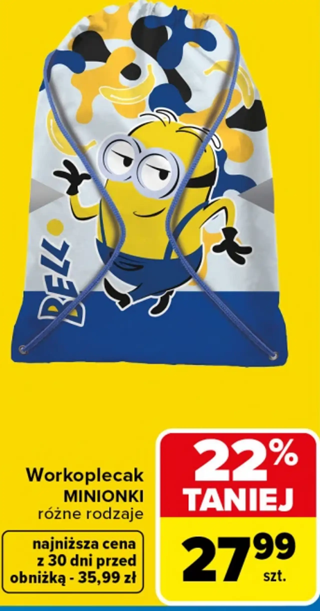 Workoplecak MINIONKI