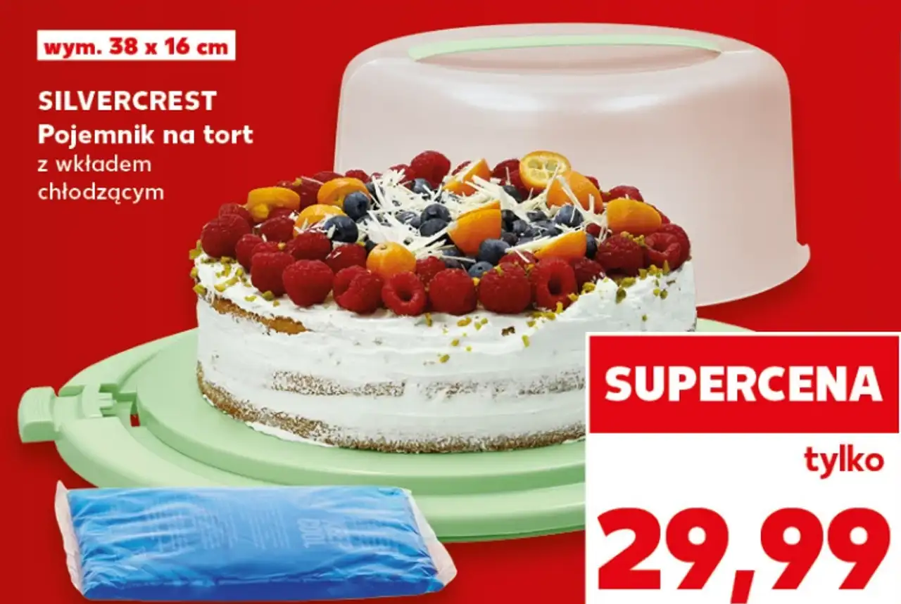 SILVERCREST Pojemnik na tort z wkładem chłodzącym