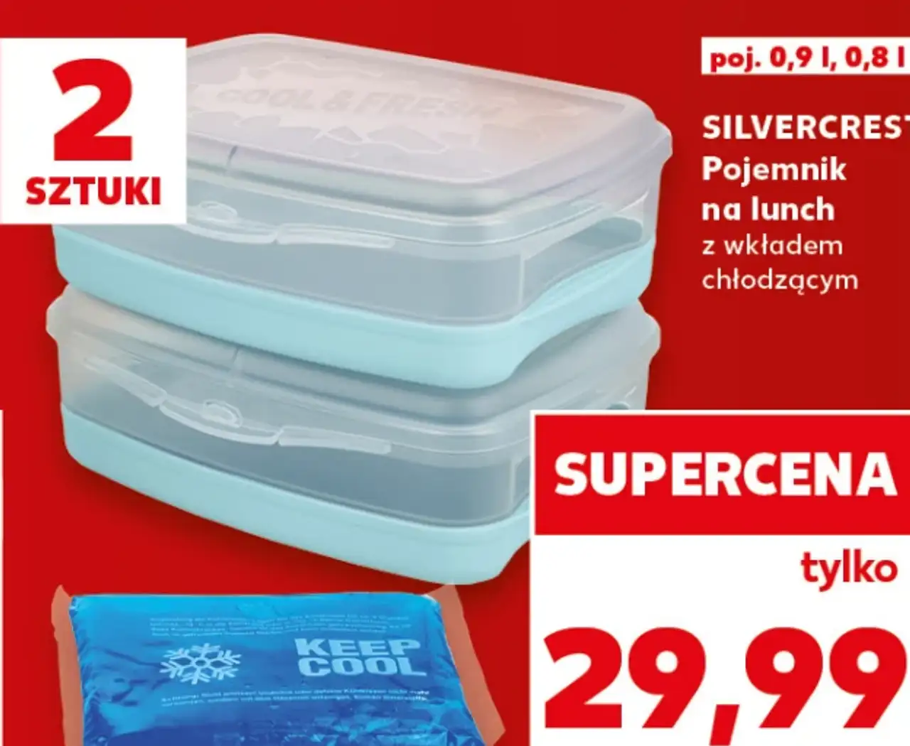 SILVERCREST Pojemnik na lunch z wkładem chłodzącym