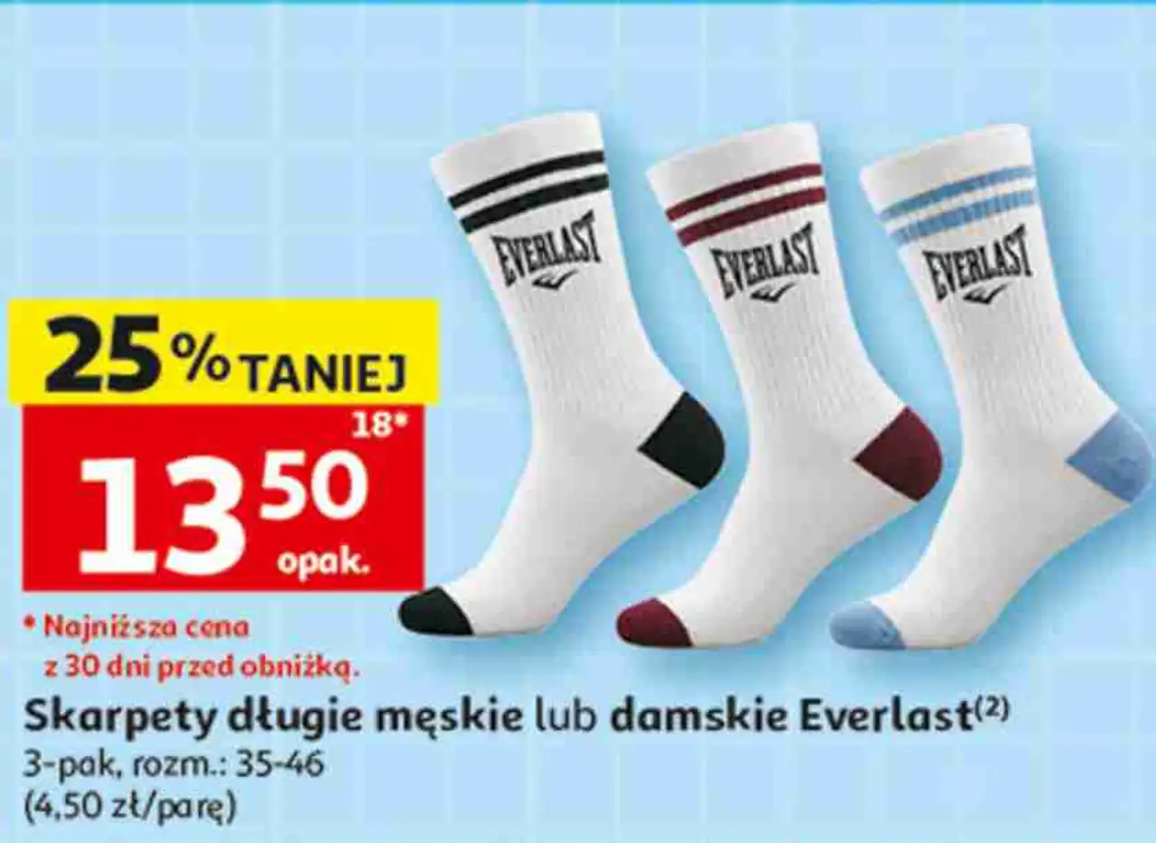 Skarpety długie męskie lub damskie Everlast