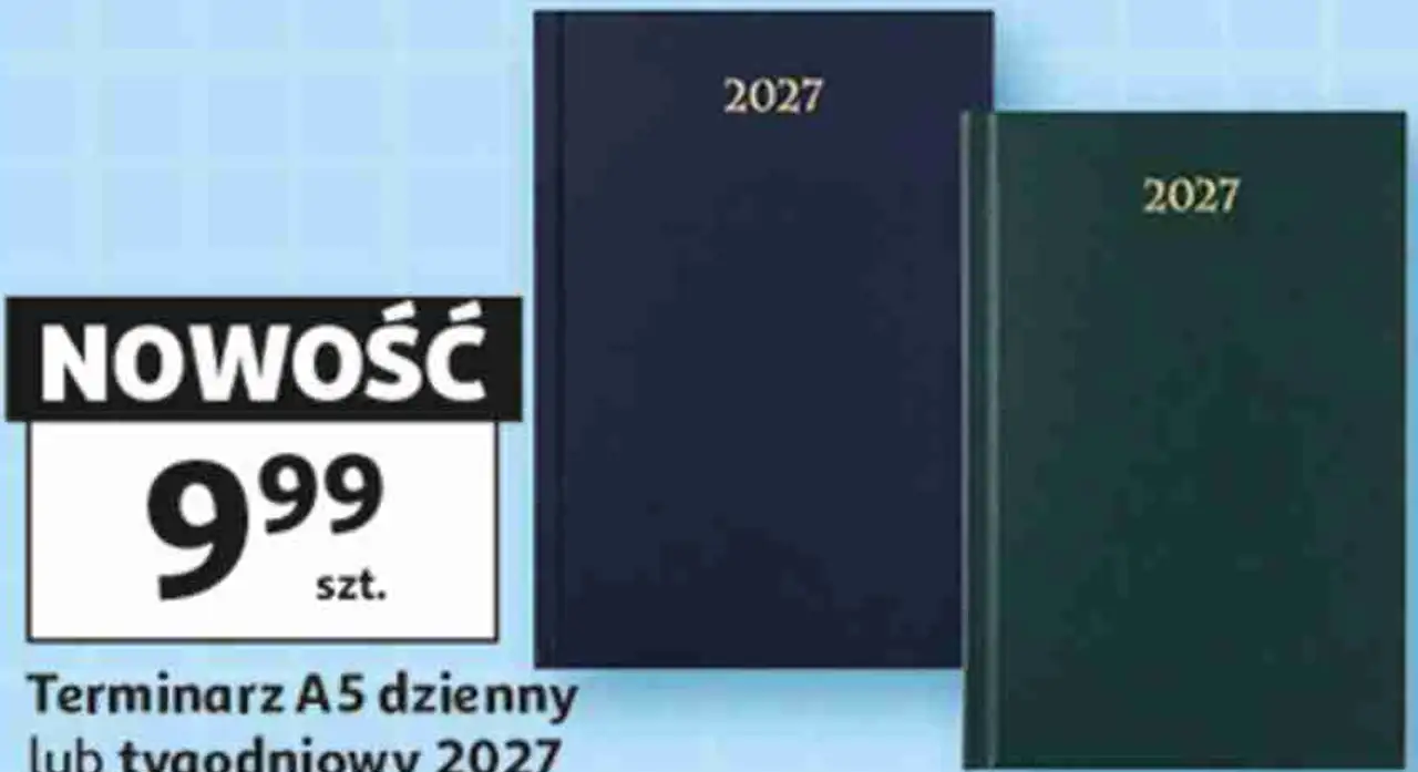 Terminarz A5 dzienny lub tygodniowy 2027