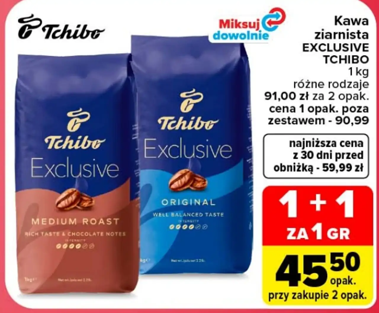 Kawa ziarnista Tchibo Exclusive