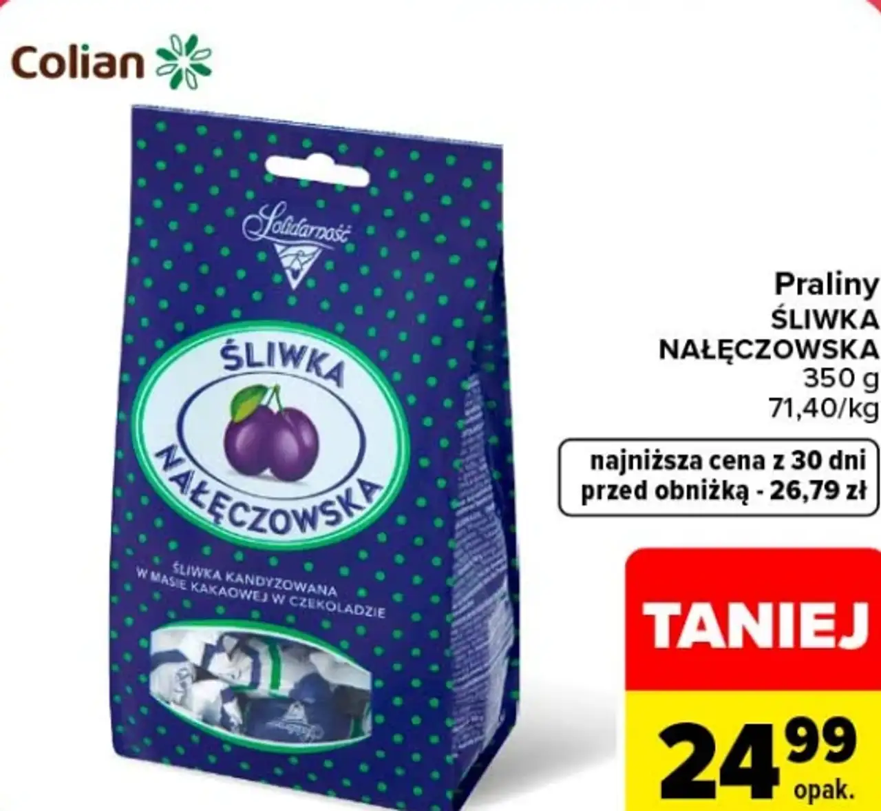 Praliny Śliwka Nałęczowska