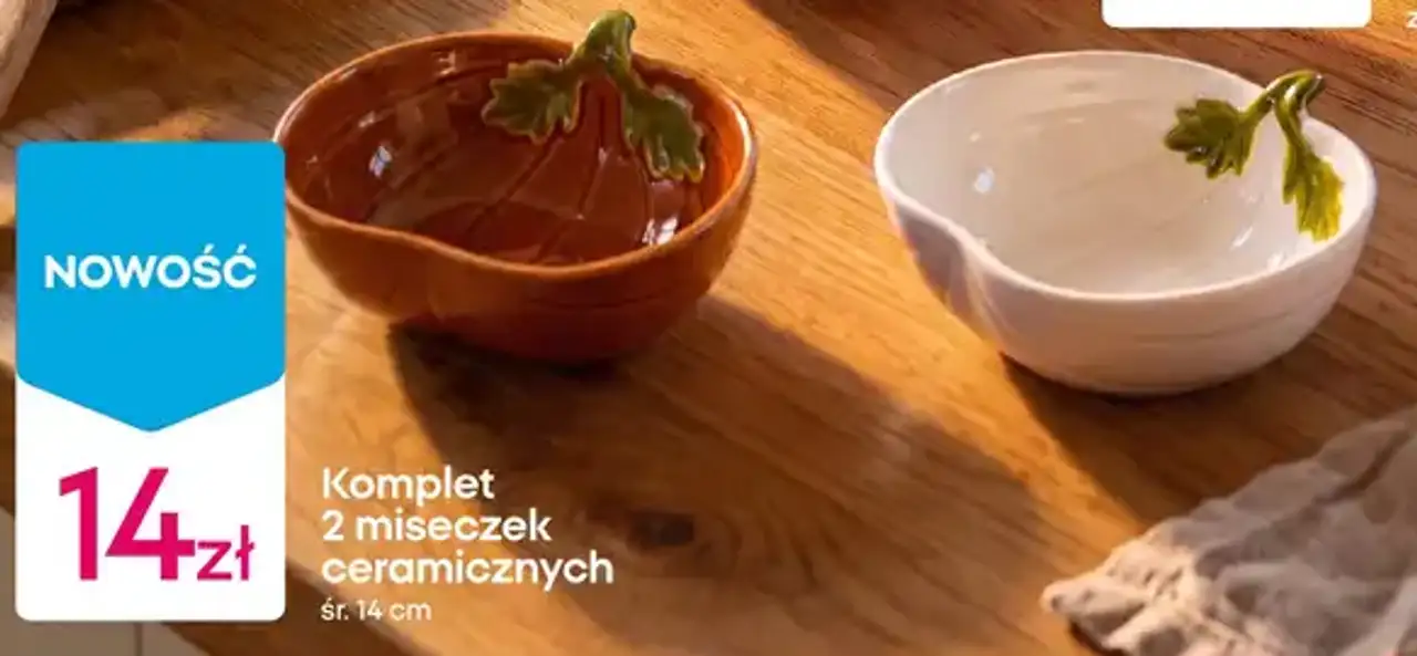 Komplet 2 miseczek ceramicznych