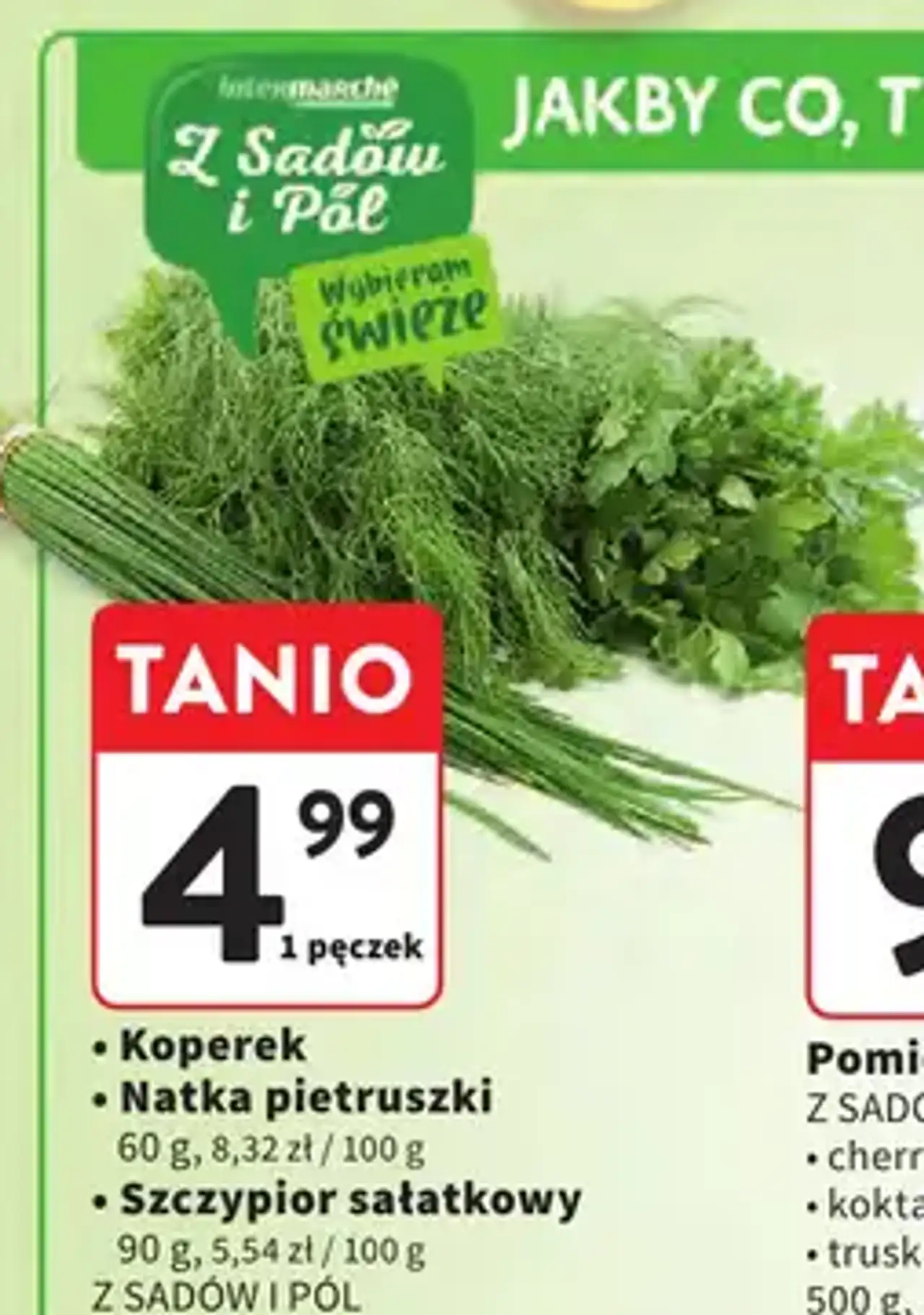 Z Sadów i Pól Koperek, Natka pietruszki, Szczypior sałatkowy