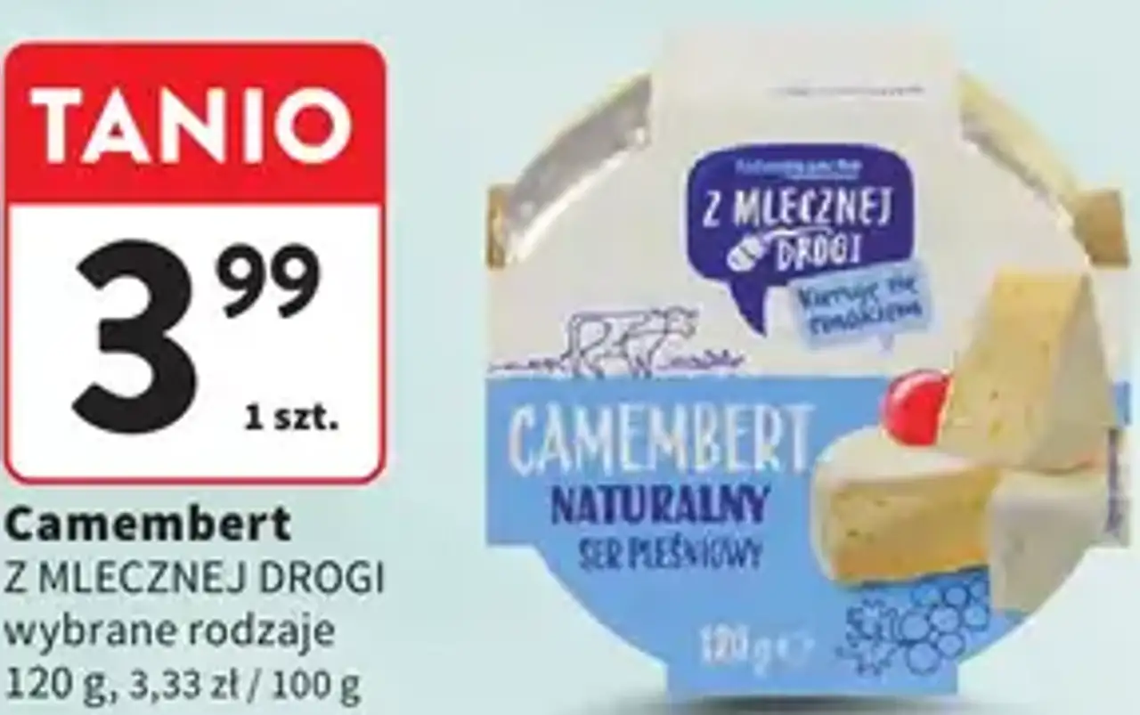 Camembert naturalny ser pleśniowy Z Mlecznej Drogi