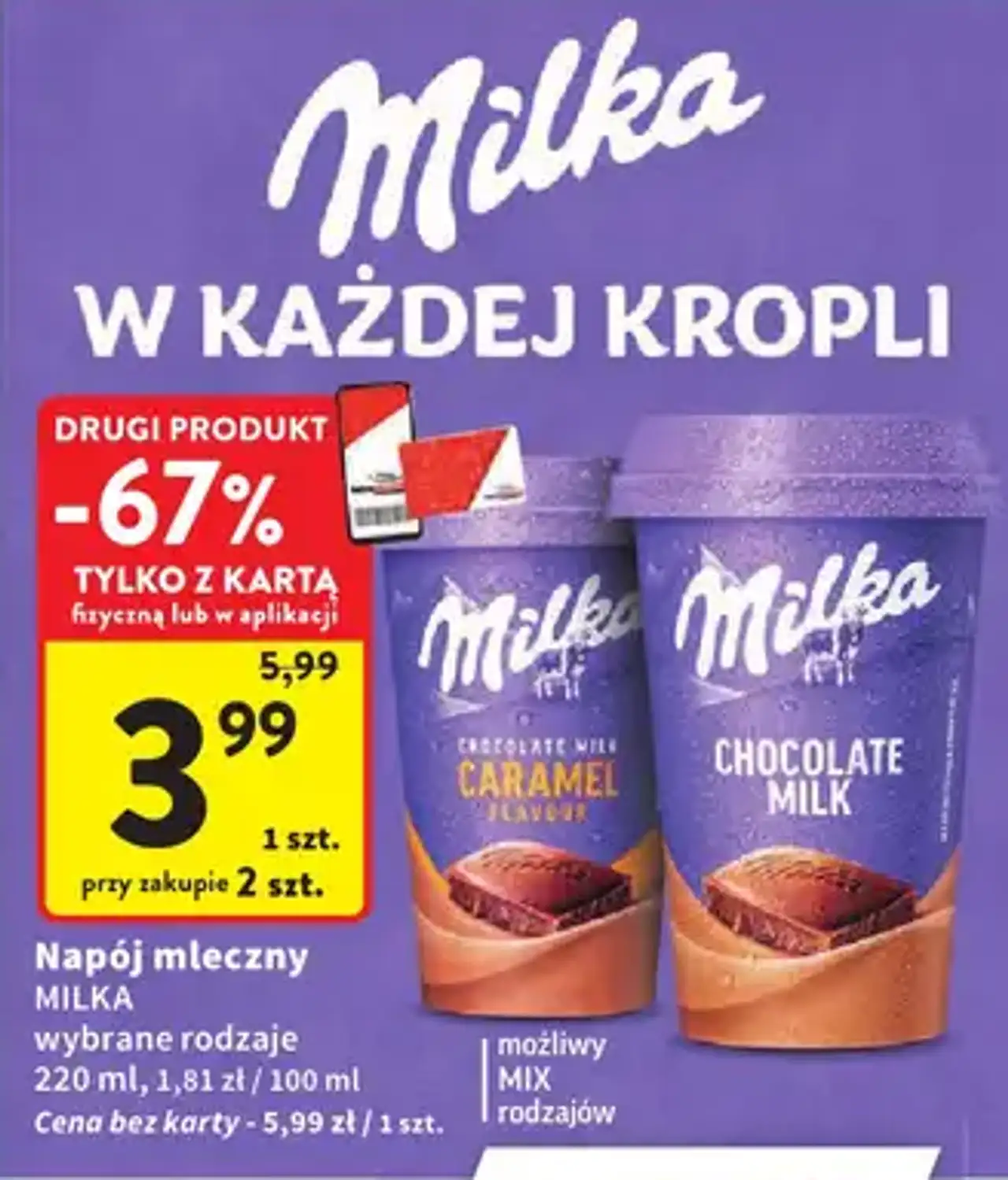 Milka Napój mleczny