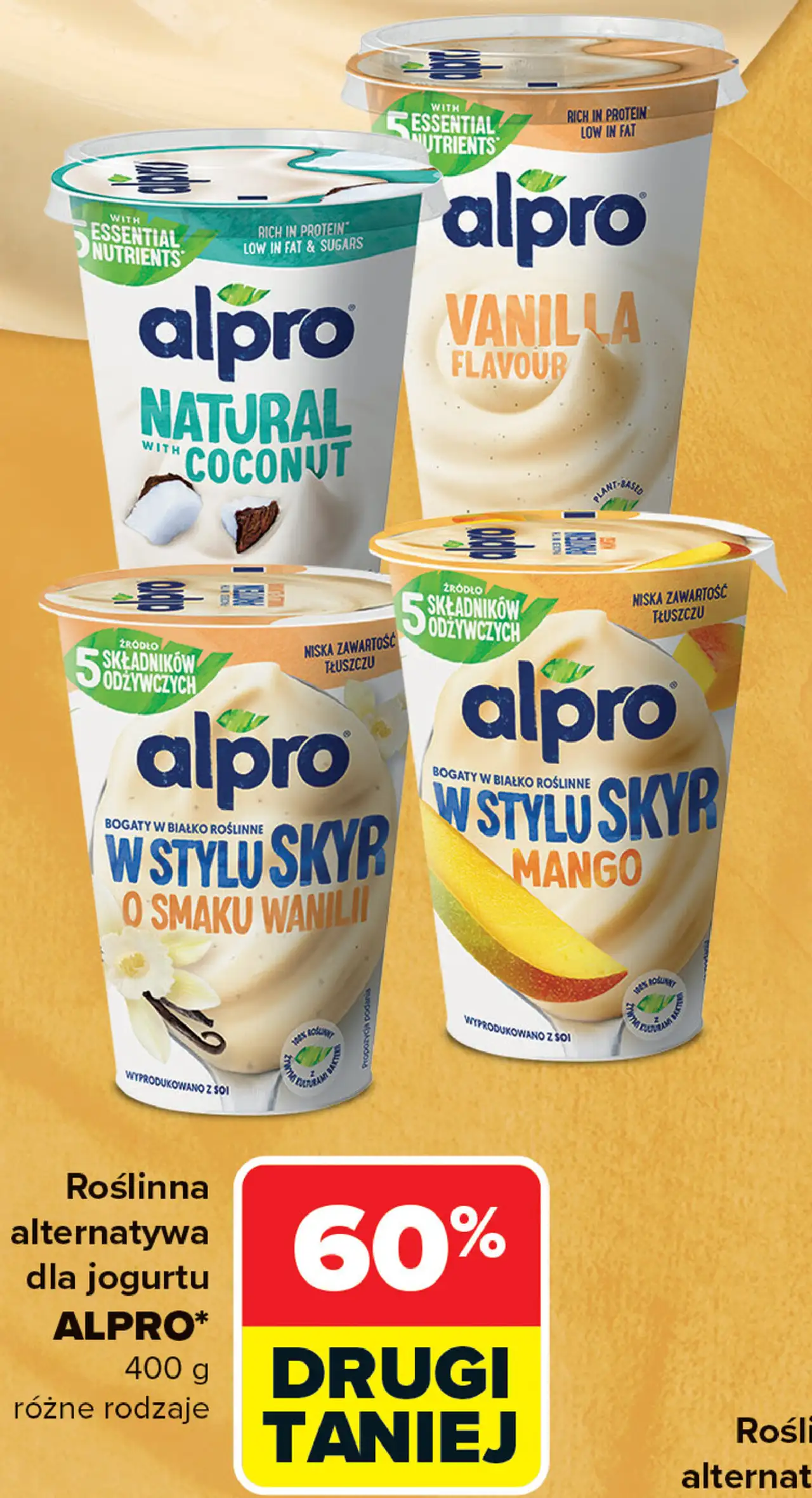 Alpro roślinna alternatywa dla jogurtu 400 g