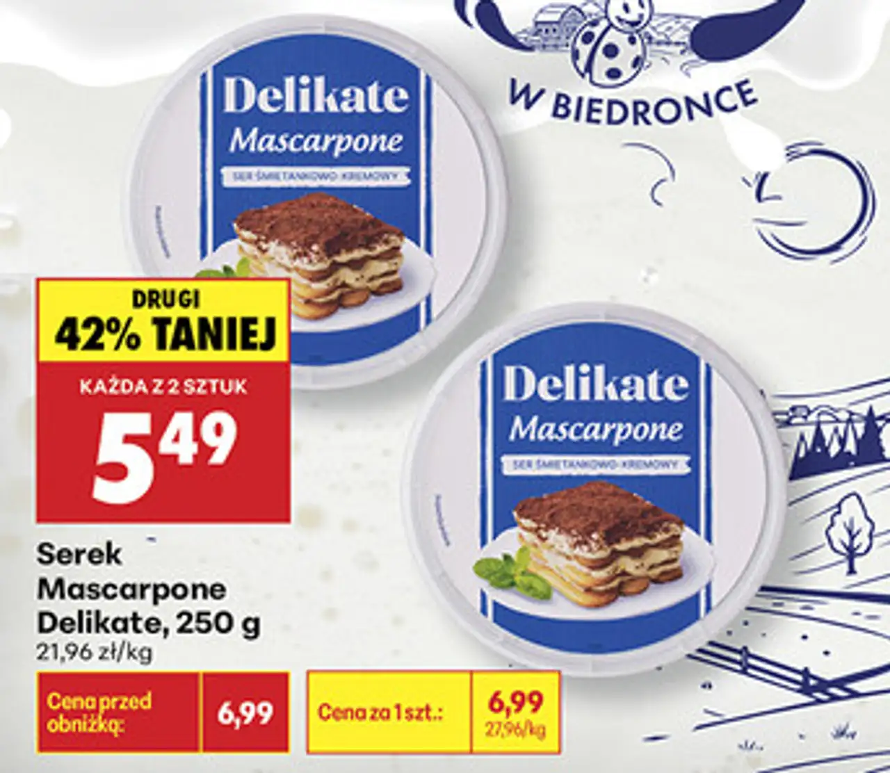 Serek Mascarpone Delikate