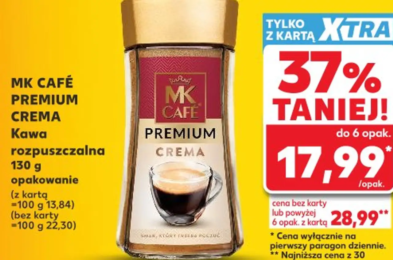 MK Café Premium Crema Kawa rozpuszczalna 130 g