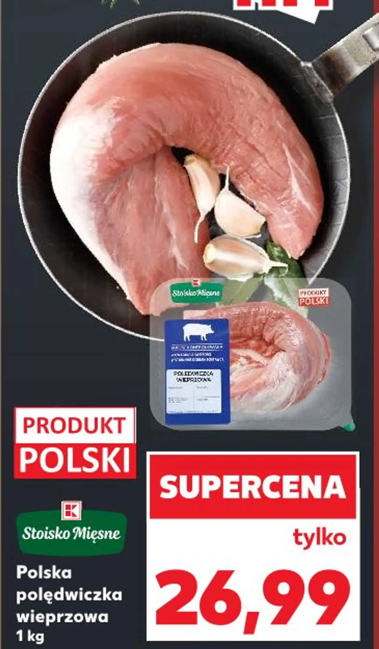 Polska polędwiczka wieprzowa Stoisko Mięsne