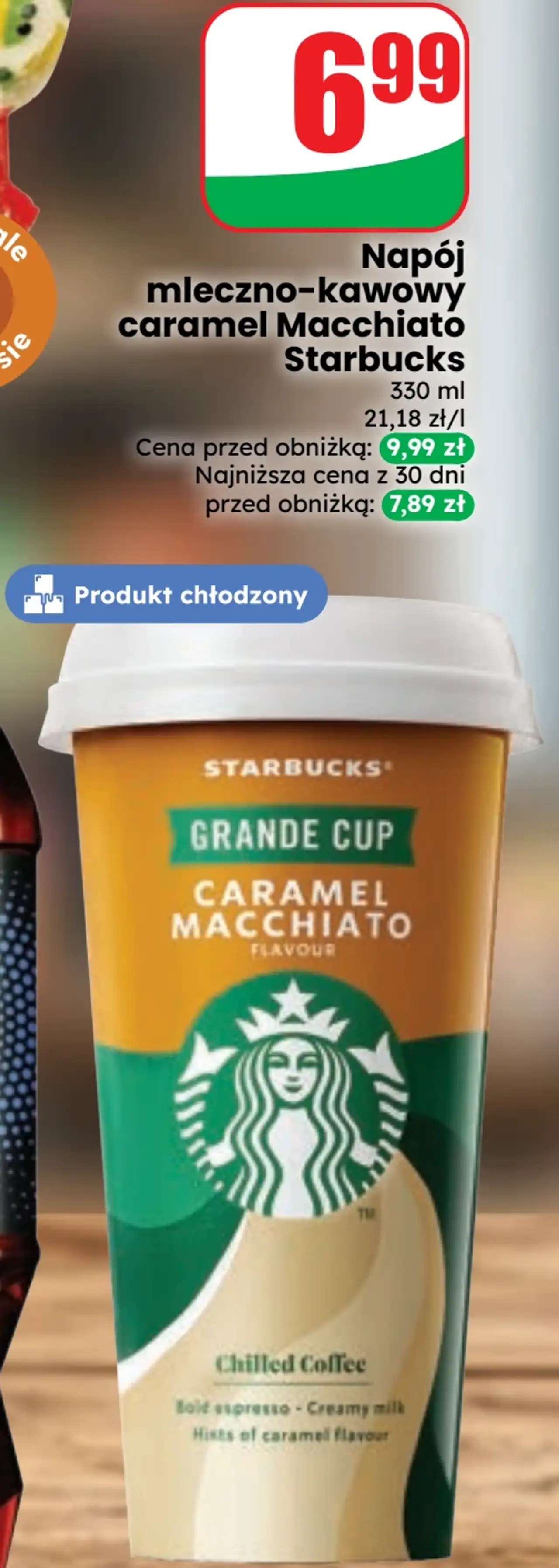 Napój mleczno-kawowy caramel Macchiato Starbucks