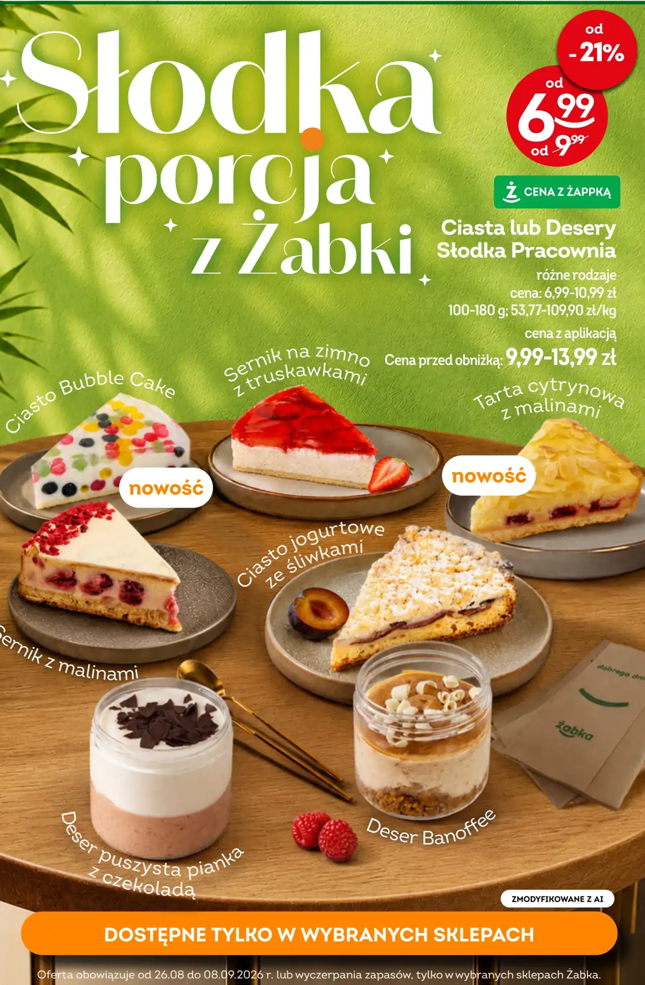 Ciasta lub Desery Słodka Pracownia