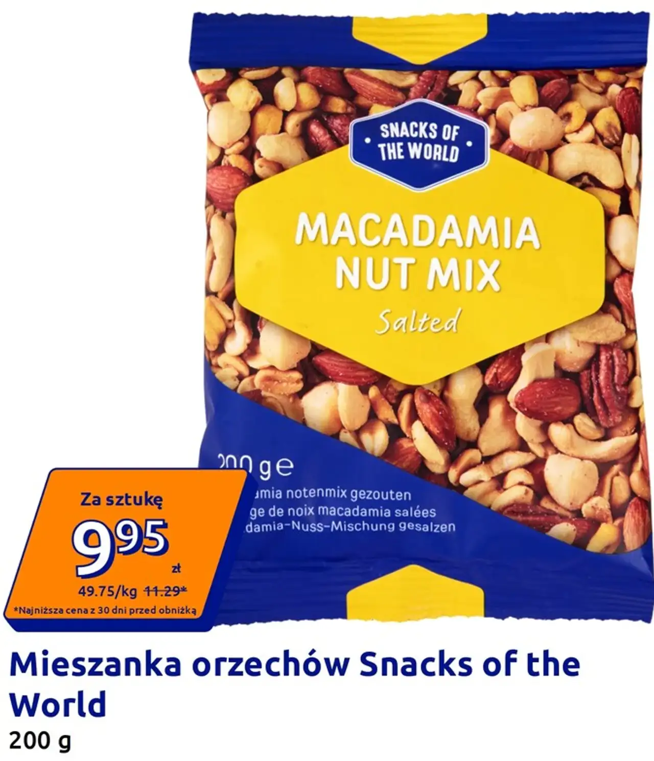 Mieszanka orzechów Macadamia Nut Mix Snacks of the World