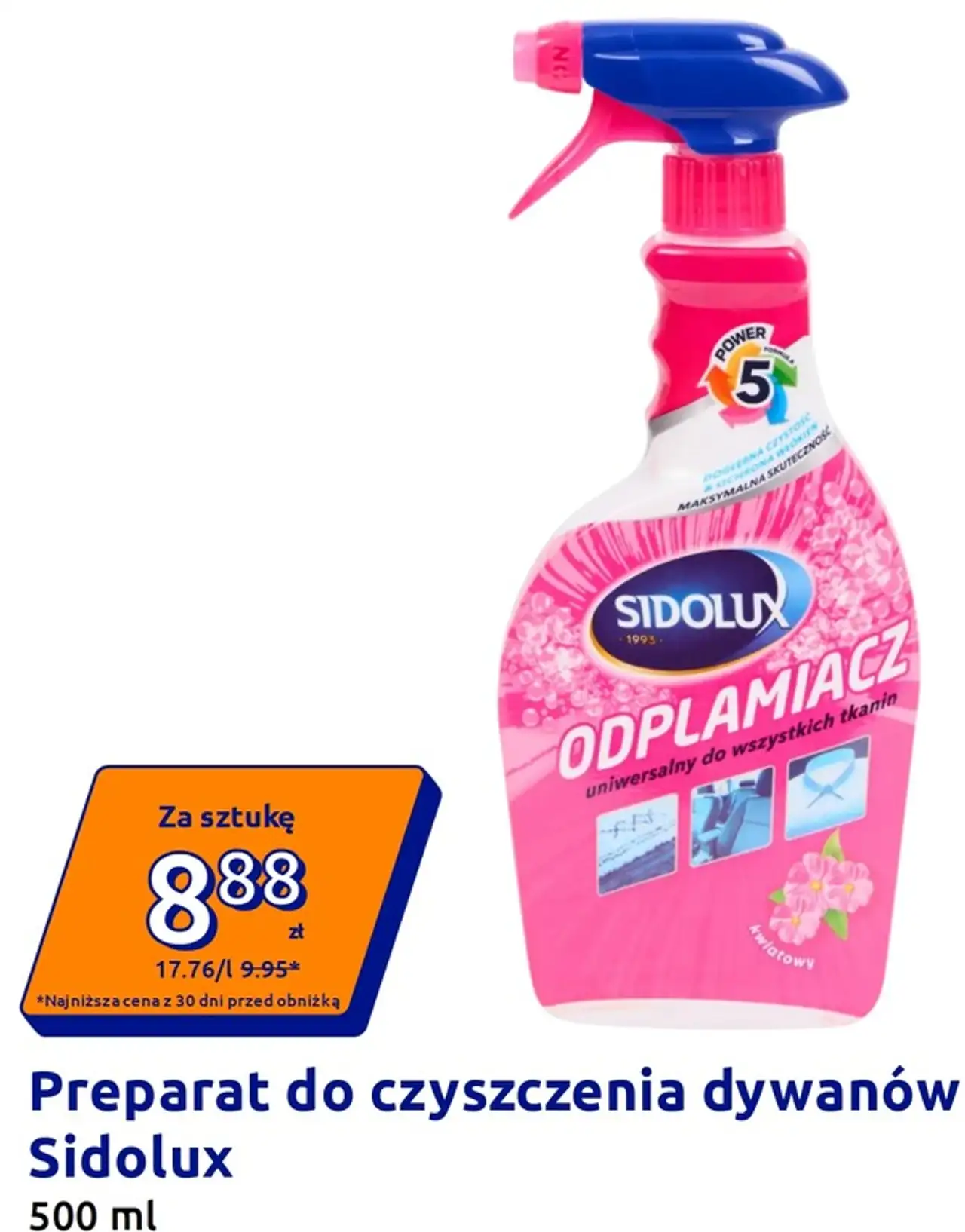 Preparat do czyszczenia dywanów Sidolux 500 ml