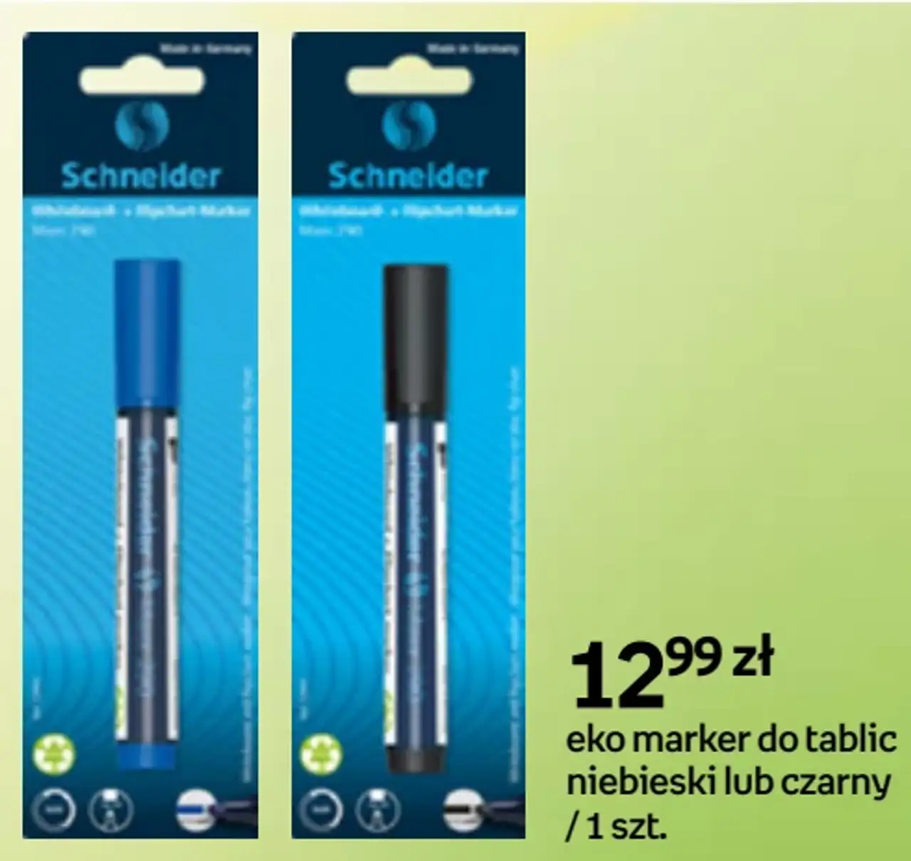 Schneider eko marker do tablic niebieski lub czarny