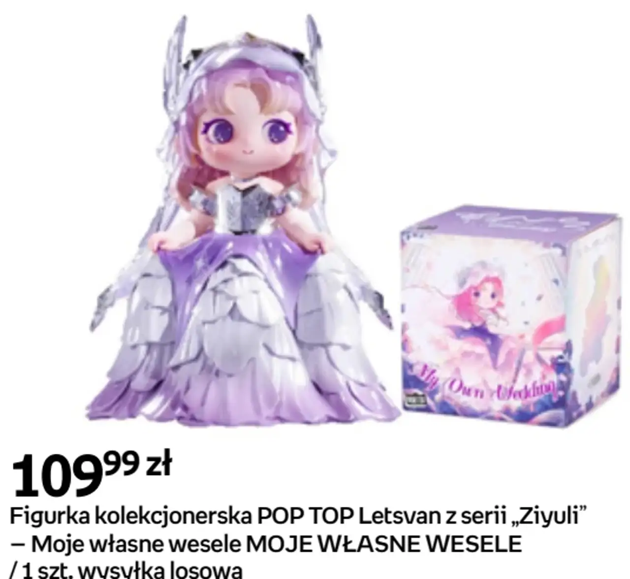 Figurka kolekcjonerska POP TOP Letsvan z serii „Ziyuli” – Moje własne wesele MOJE WŁASNE WESELE