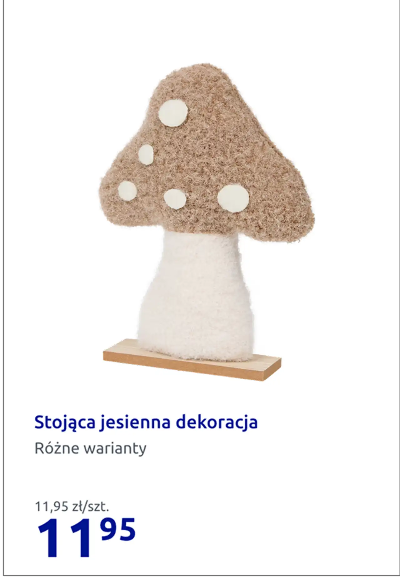 Stojąca jesienna dekoracja