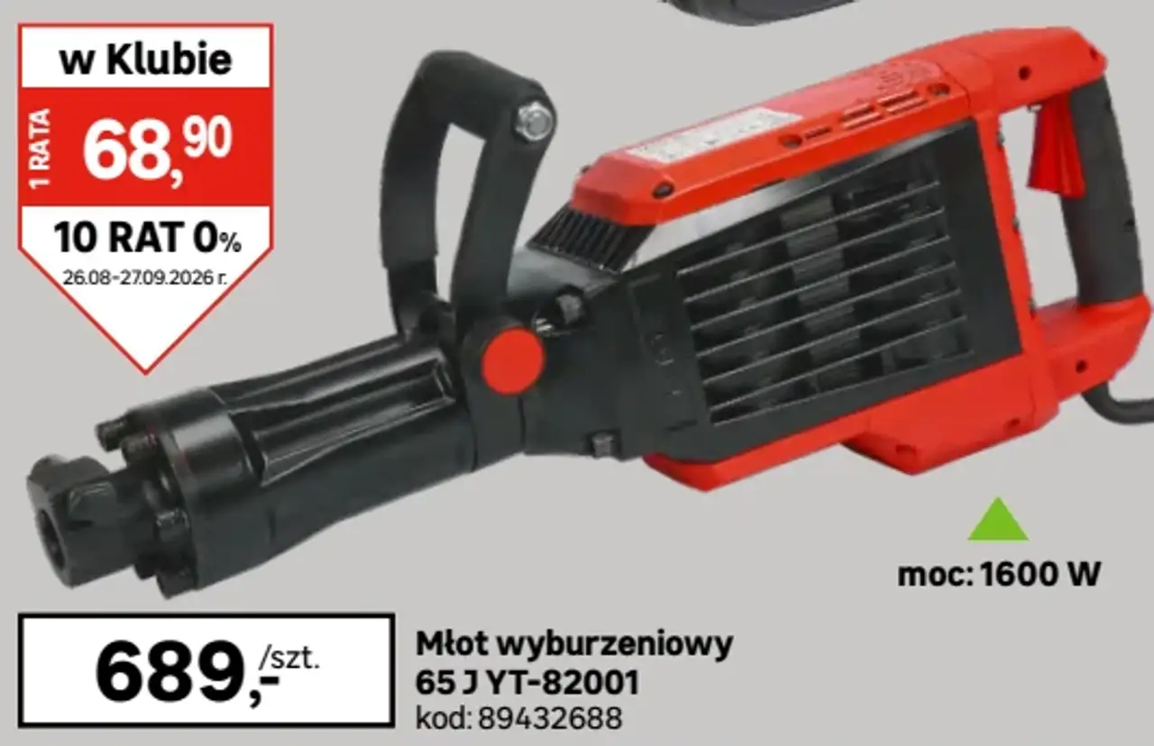 Młot wyburzeniowy YATO 65 J