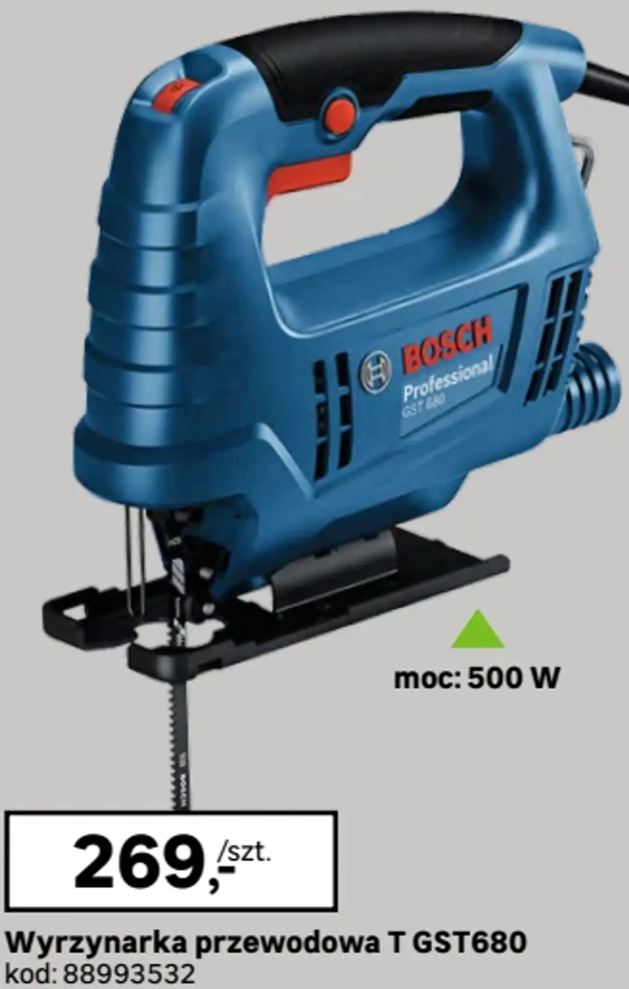 Wyrzynarka przewodowa Bosch Professional T GST680