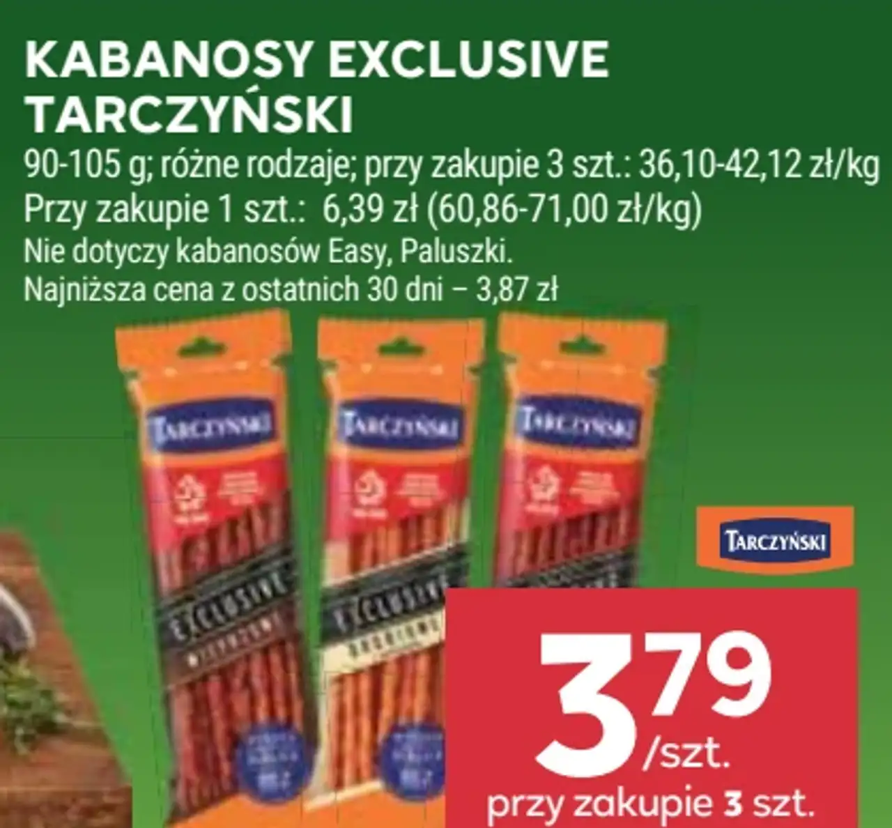 Kabanosy Exclusive Tarczyński